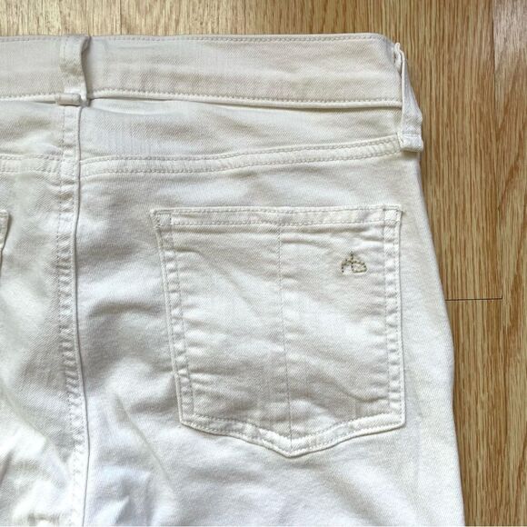 Rag & Bone Bright White Ankle Zip Skinny Jeans - Picture 13 of 14